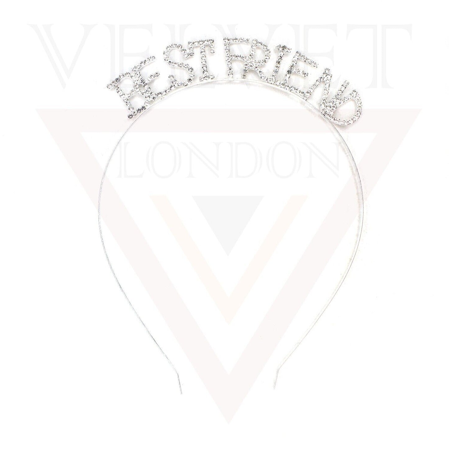 Headband Best Friend Hair Hoop Hair Band Rhinestone Princess Crown Party UK