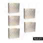 5x Paper Party Bags With Handles Christmas Gift Bag for Christmas Party Birthday
