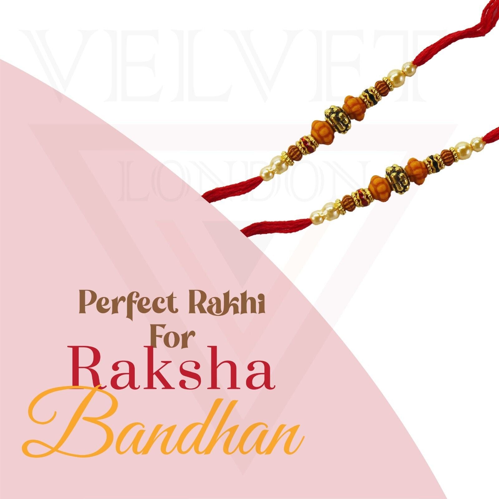 12Pc Set Rakhi Thread Bracelet Multicolour Bead Raksha Bandhan Rakhi for Brother