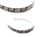Flower Print Hair Bands Headband With Teeth Hair Hoop Non-slip Gripper Headwears