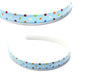 Doted Print Hair Bands Headband With Teeth Hair Hoop Non-slip Gripper Headwears