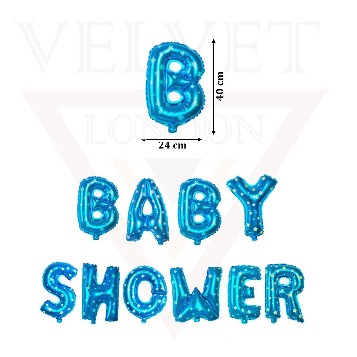 Baby Shower Balloons Banner Blue Baby Shower Baby Boy Foil Balloons Decorations