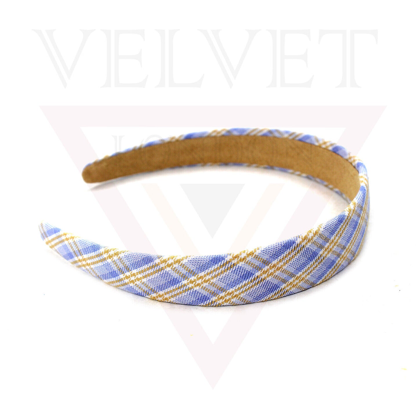 Headband Hair Hoop Chex Designs Hair Bands Non-slip Fabric Cute Outdoor Band