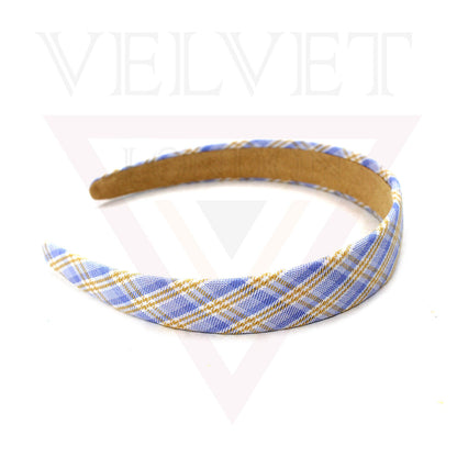 Headband Hair Hoop Chex Designs Hair Bands Non-slip Fabric Cute Outdoor Band