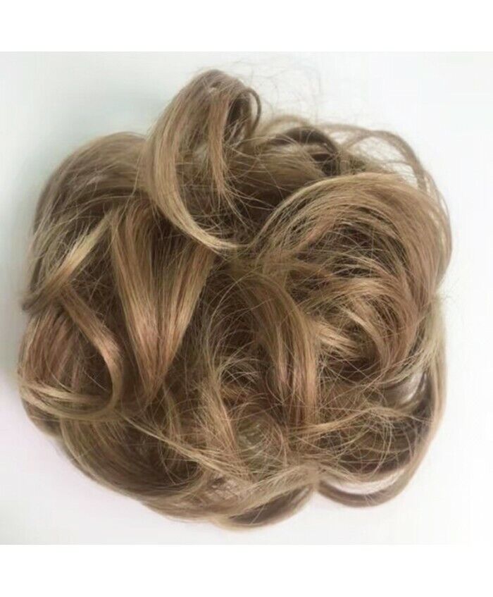 Curly Messy Bun Hair Piece Bobble Scrunchie Lady Natural Fake Hair Extensions