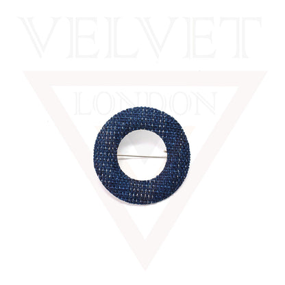 Hijab Brooch Pin Safety Round Dark Colour Pins Head Scarf Clips Fancy Saree Pins