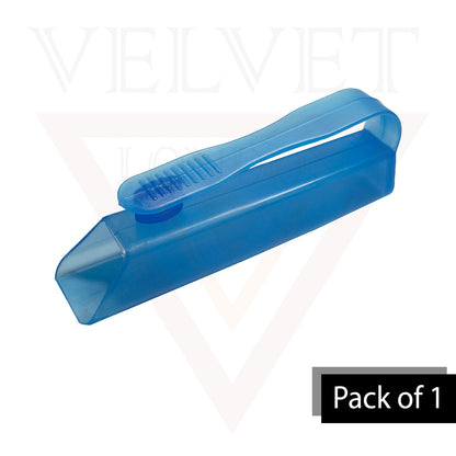 Blue Transparent Portable Pill Dispenser Easily & Quickly Push From Blister Pack