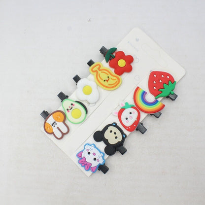 Cartoon Hair Clips Mix Design Baby Hairpin Kids Crocodile Clips Girl Hair Grips