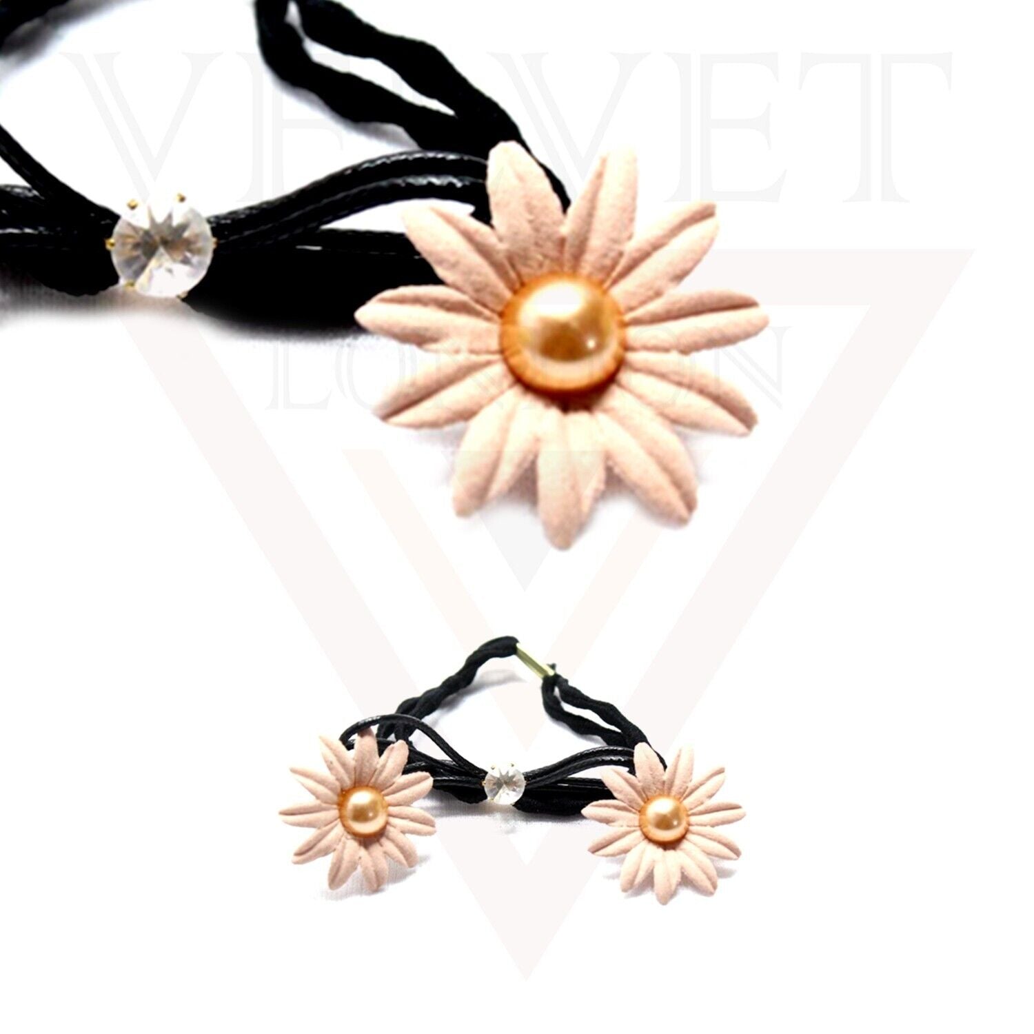 5x Designer Hairband Hair Band Ring Elastic HairTies Rope Thin Hairbands