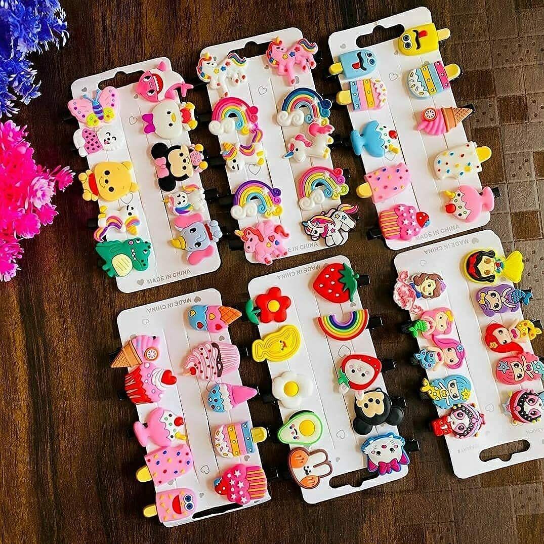 Cartoon Hair Clips Mix Design Baby Hairpin Kids Crocodile Clips Girl Hair Grips