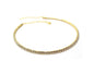 Girls Crystal Necklace Women 1Rows Choker Silver/Gold Partywear/Wedding UK