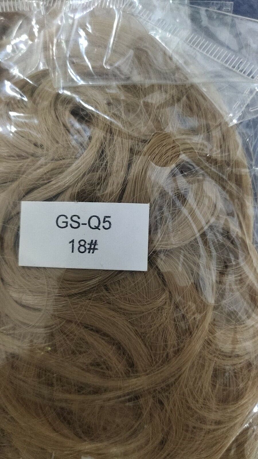 Curly Messy Bun Hair Piece Bobble Scrunchie Lady Natural Fake Hair Extensions
