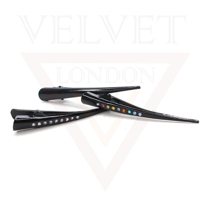 Hair Clip Duckbill Rhinestone Metal Non-slip Teeth Crocodile Hair Clip Barrettes
