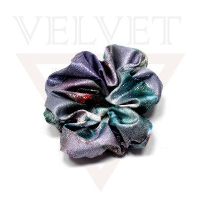 Girls Hair Scrunchies Elastic Ponytail Holder Hair Bobble Bands Shinny Headwear
