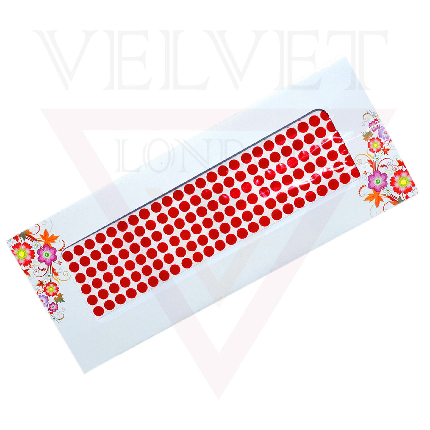 Round Red Bindi Plain Face Tikka Indian Dots Chandla Forehead Sticker Wedding 