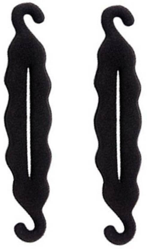 2xFrench Hair Bun Maker Braiding Tool Hook Plait Twist Band Styling Roller Donut