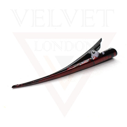 Duckbill Hair Clip Metal Crocodile Barrettes Teeth Long Hair Styling Clips Salon