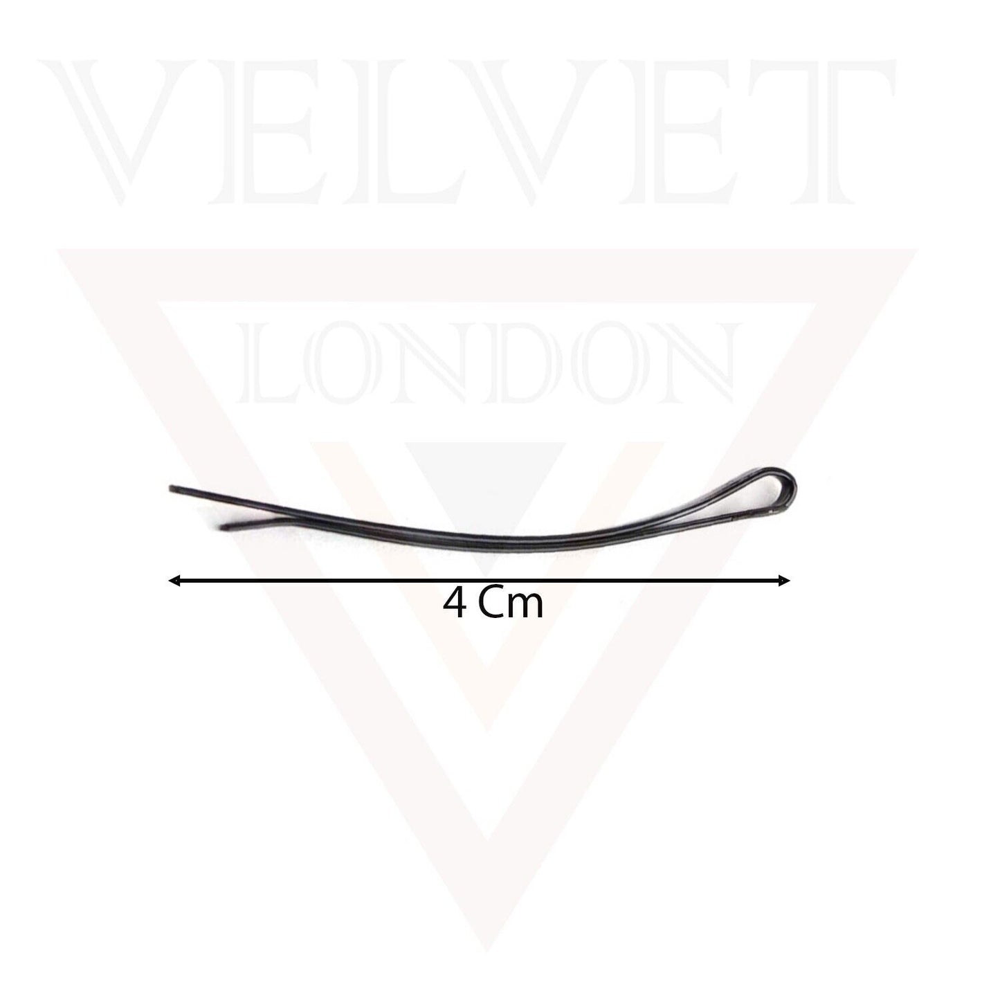 24pcs Bobby Pins Black Metal Grip Blonde Thick Fine Styling Hair Accessories