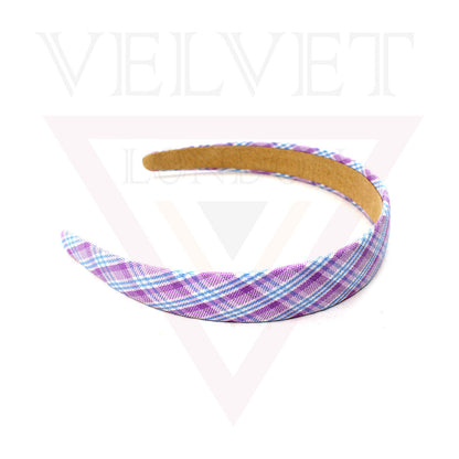 Headband Hair Hoop Chex Designs Hair Bands Non-slip Fabric Cute Outdoor Band