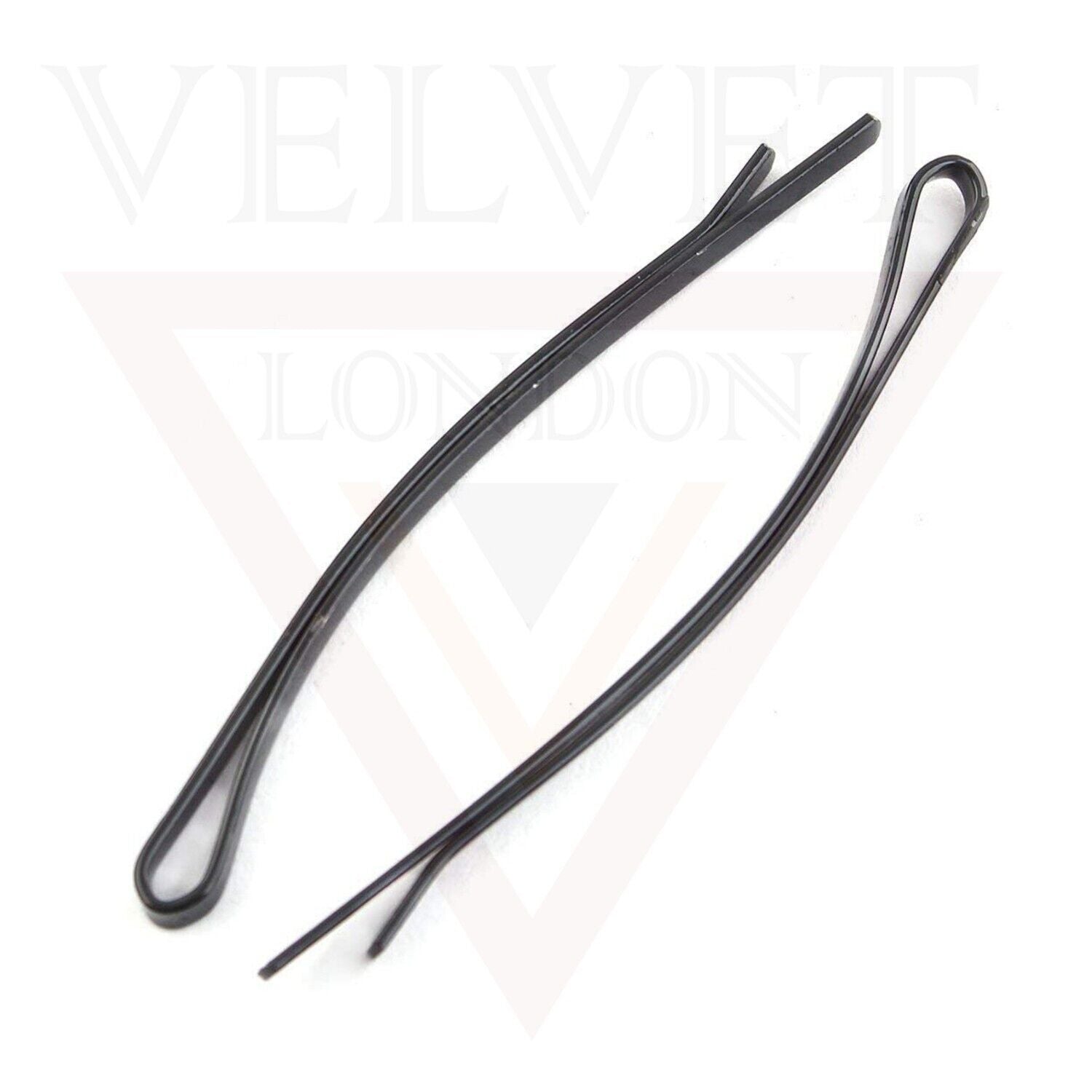 24pcs Bobby Pins Black Metal Grip Blonde Thick Fine Styling Hair Accessories