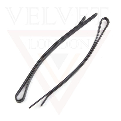 24pcs Bobby Pins Black Metal Grip Blonde Thick Fine Styling Hair Accessories