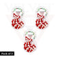3x Red Round Bindi Indian Fore Head Sticker Wedding Party Tikka Chandla