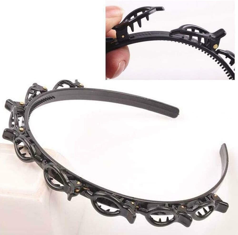 4x Magic Hair Band with Clips Headband Hairstyle Tool Hair Hoop Hair Accessories