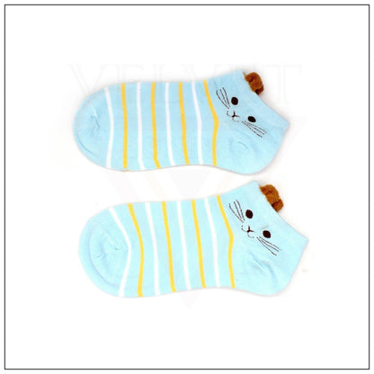 Funky Cotton Funny Animal Crew Socks Cute Rabbit Ear Socks For Women & Girls
