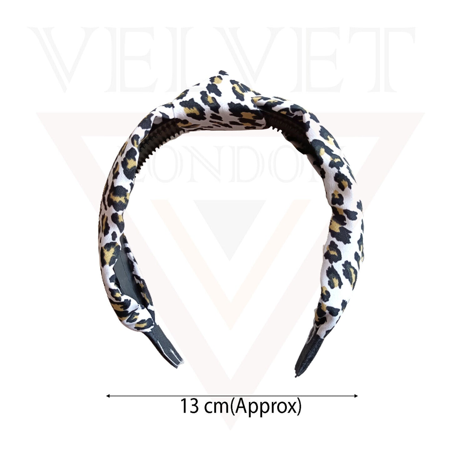 Girls Leopard Print Chiffon Wide Kids Hair Bands Knotted Headband Lady Hair Hoop