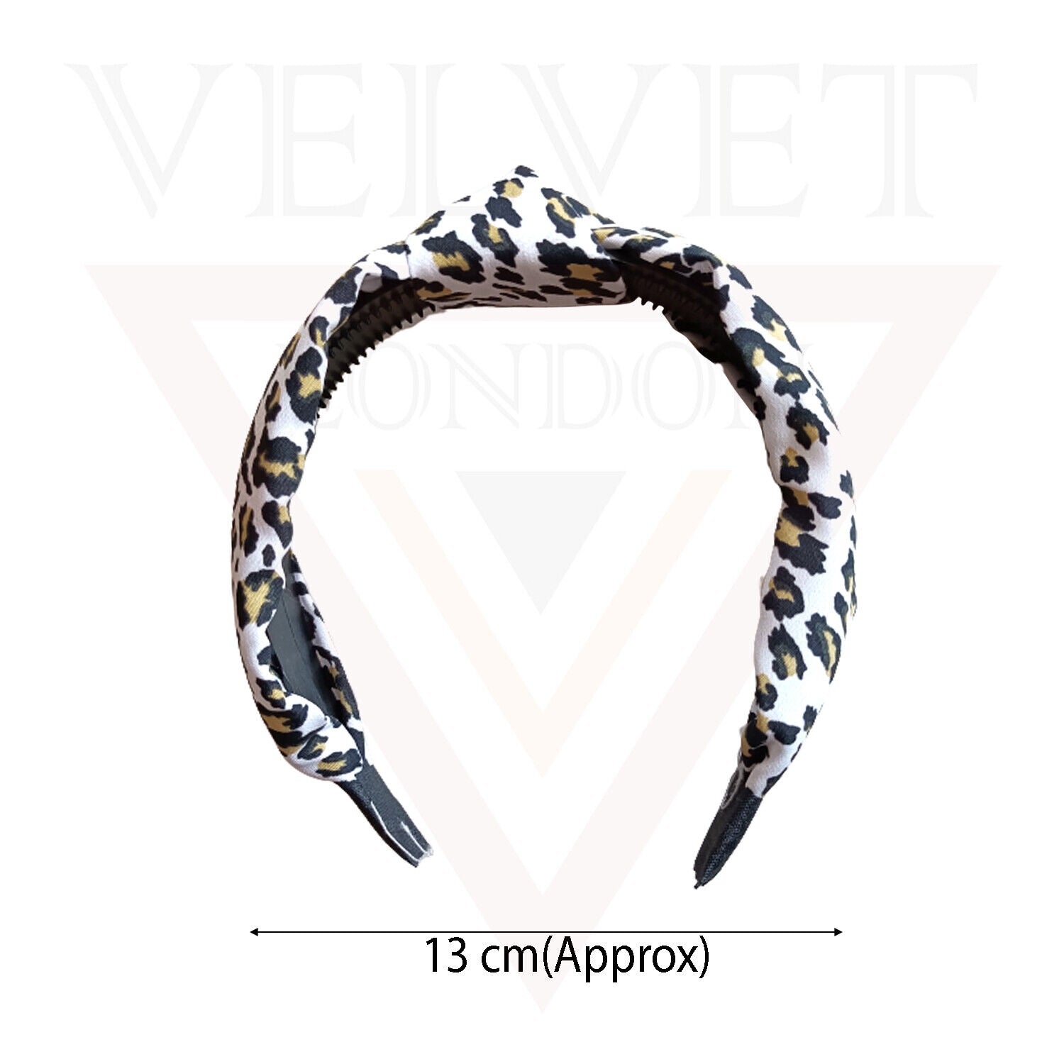 Girls Leopard Print Chiffon Wide Kids Hair Bands Knotted Headband Lady Hair Hoop