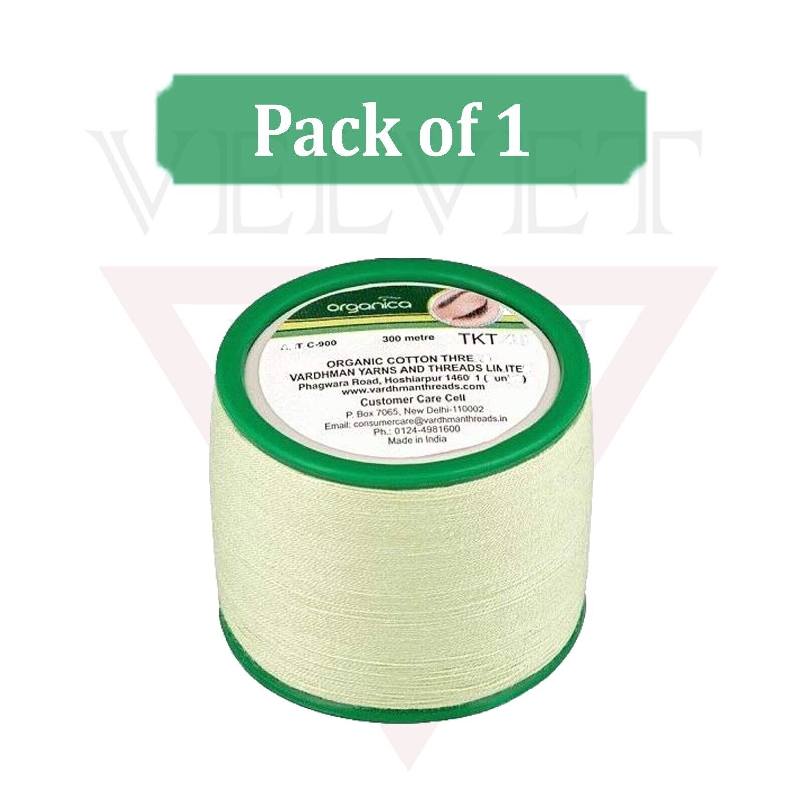 1x Organica Eyebrow Cotton Thread Threading Antiseptic Facial Hair Removal Salon