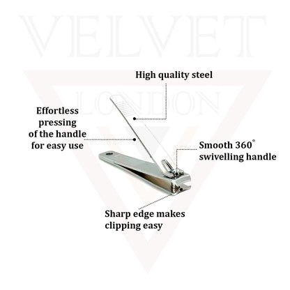Stainless Steel Nail Clipper Made with Heavy Duty Suitable for Thick Fingernail