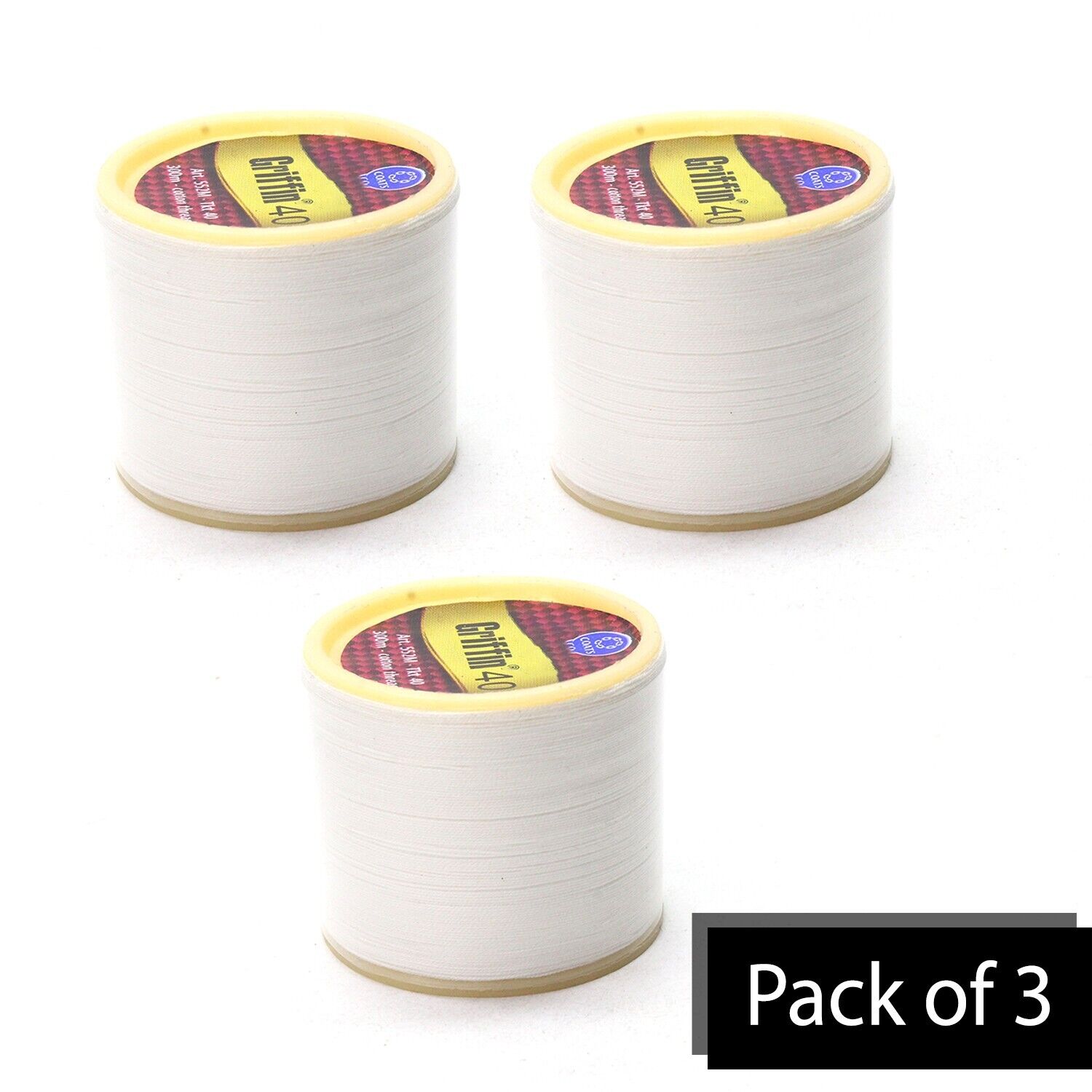 Griffin 40 Eyebrow Cotton Threading Threads Antiseptic Facial Hair Remover Body
