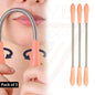 3x Hair Removal Spring Portable Wax Kit Eyebrow Face Epilator Threading Tool