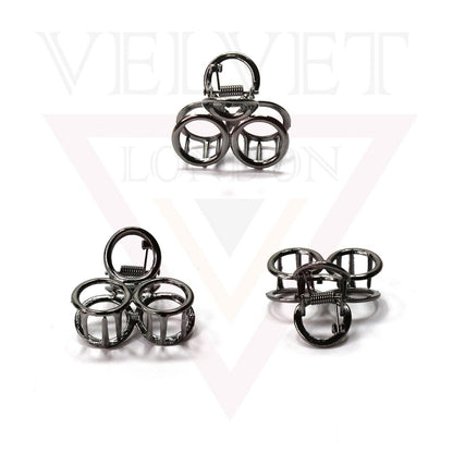 4x Hair Claw Clip Metal Hair Clamp Non-Slip Clutchers Barrette Women Accessories