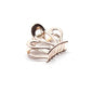 Hair Claw Clip Rose Golden Hair Barrattes Hair Jaw Hair Clutcher Butterfly Clamp