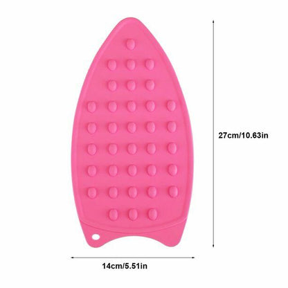 Pink Iron Silicone Hot Safety Rest Pad Ironing Board Heat Resistant Protector UK