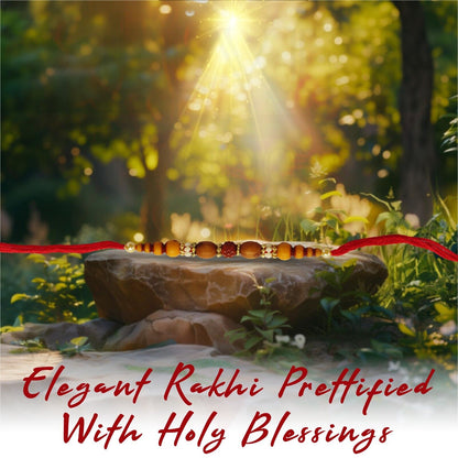 6pcs Rakhi Thread Handmade Rakhee for Brother Raksha Bandhan Rakhi Bracelet