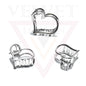 2 Small Hair Clips Claws Mini Hair Claws Clips for Women Girls Thick Thin Fine