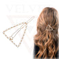 Hair Clips Metal Golden Korean Clips Slider Hair Pin Grips Pins Pearl Snap Clips