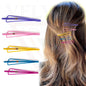 5x Hair Pins Set Triangle Hair Clips Metal Colourful Bobby Grips Hair Slides