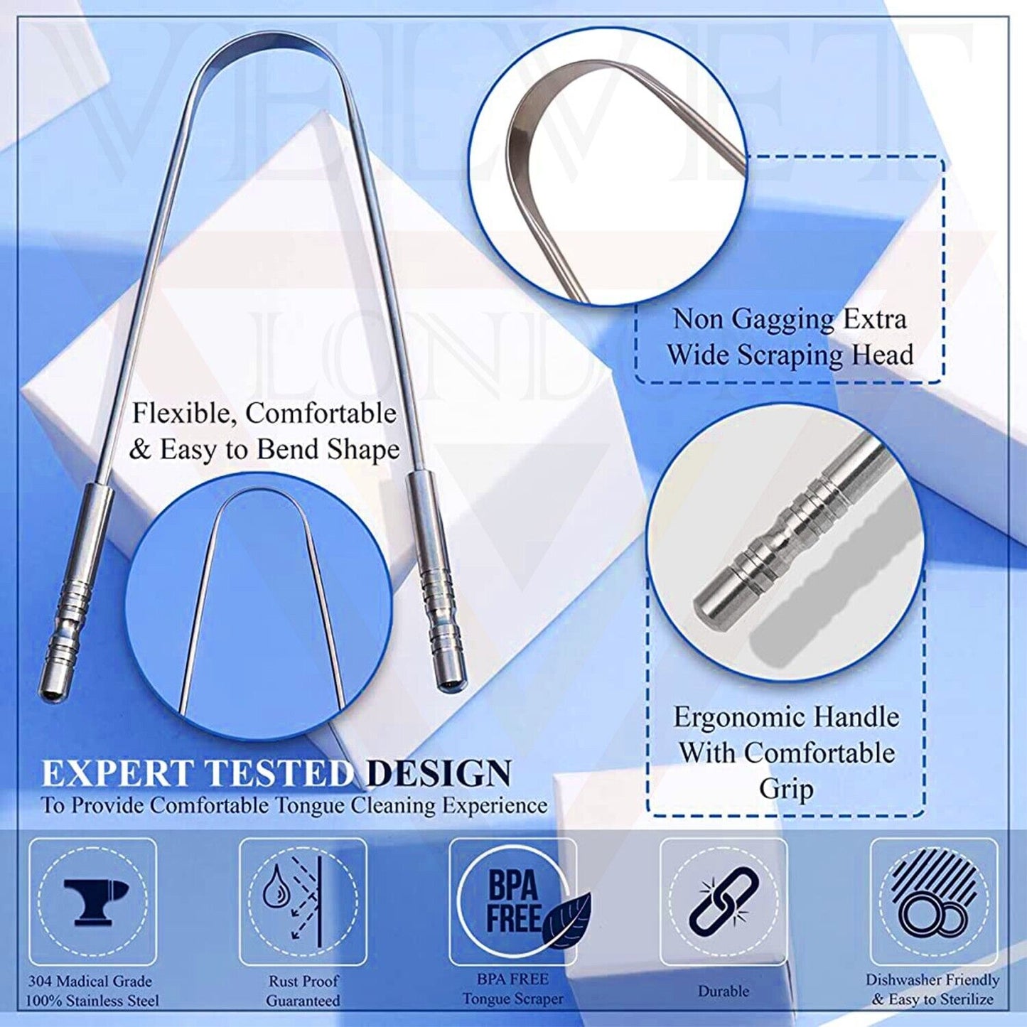3pcs tough scraper for mouth tongue scraper set tongue scrapper basic concepts