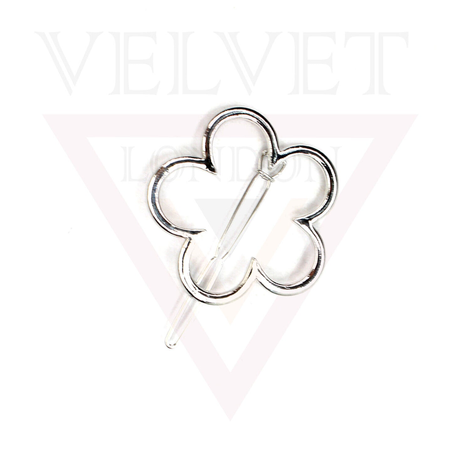 Silver Korean Clip Hair Clip Metal Hair Pin Sliders Minimalist Grips Barrettes 