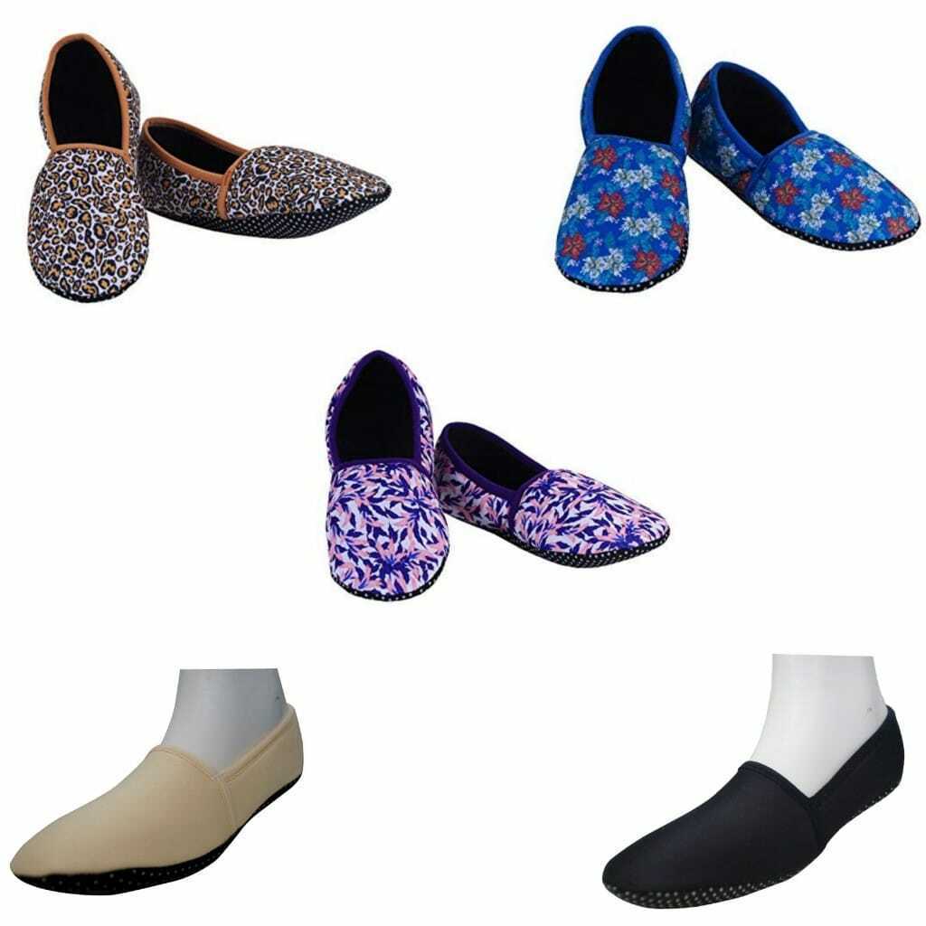 Footmate Women Four Way Stretch Slipper Ankle Length Casual House Slipper Socks