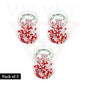 3x Red Round Bindi Indian Fore Head Sticker Wedding Party Tikka Chandla