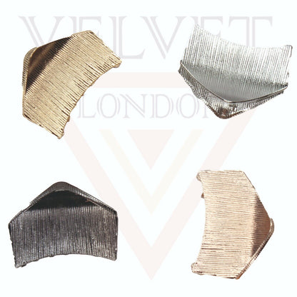 Hair Claw Clips Pyramid Hair Clamp Non-Slip Metal Lining Strong Hold Hair Jaw