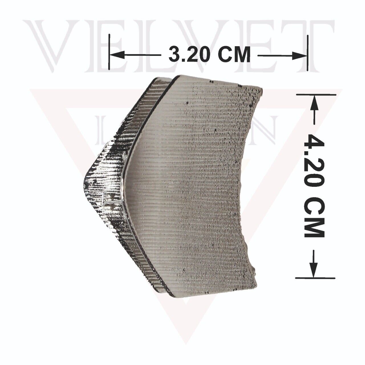 Hair Claw Clips Pyramid Hair Clamp Non-Slip Metal Lining Strong Hold Hair Jaw