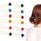 U Pins Hair Brooch Pins Bridal Flower Diamond Wedding Hair Accessories Wedding