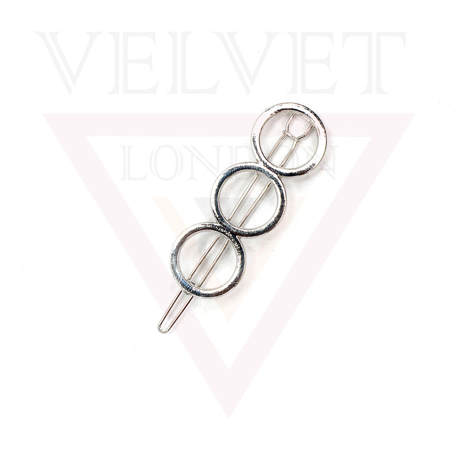 Silver Korean Clip Hair Clip Metal Hair Pin Sliders Minimalist Grips Barrettes 