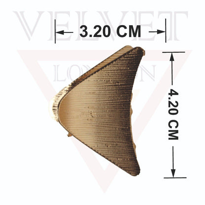 Hair Claw Clips Triangle Hair Clamp Non-Slip Strong Hold Metal Lining Hair Jaw